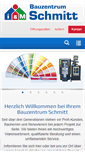 Mobile Screenshot of bauzentrum-schmitt.de